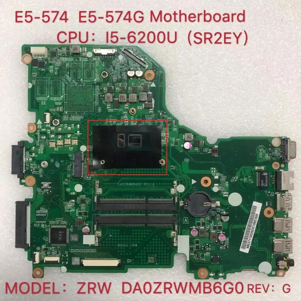 ̼ ƽ̾ E5-574 E5-574G F5-572 V3-575 Ʈ  κ, CPU:I5-6200U / I5-6300U UAM DDR3 ׽Ʈ , DA0ZRWMB6G0
